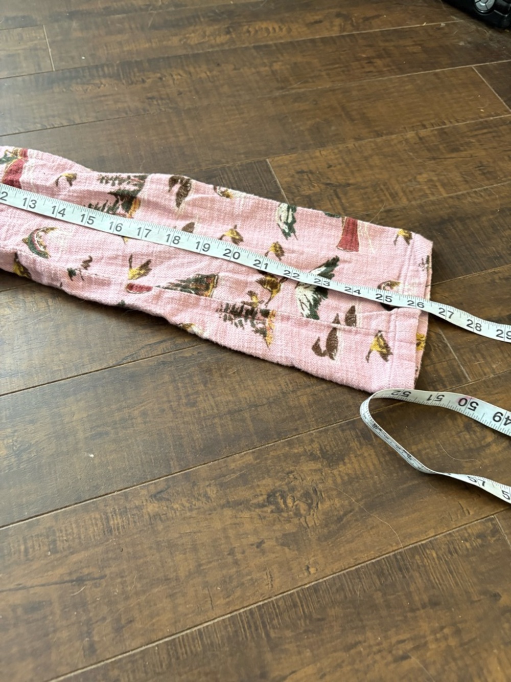 L.L. Bean Pink Nature inspired Print Half-Zip Pullover - Picture 14 of 16